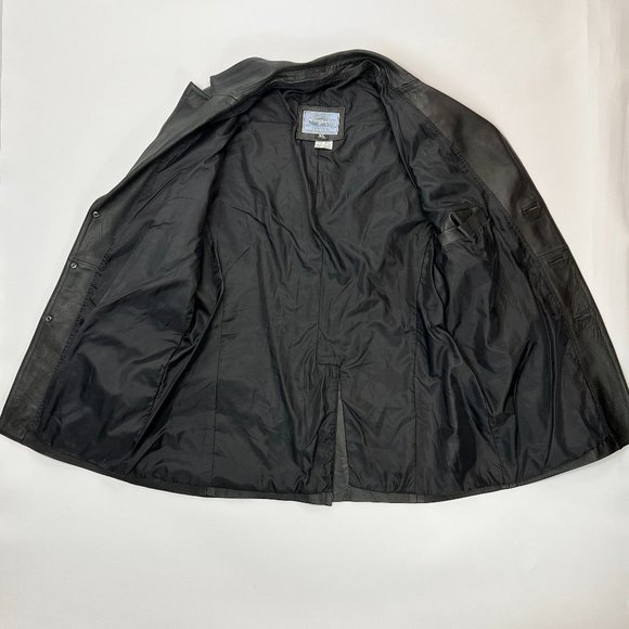 Armando Bueno Black Leather Jacket - Picture 3 of 11